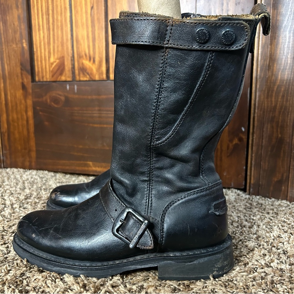 Harley-Davidson | Black Leather Boots